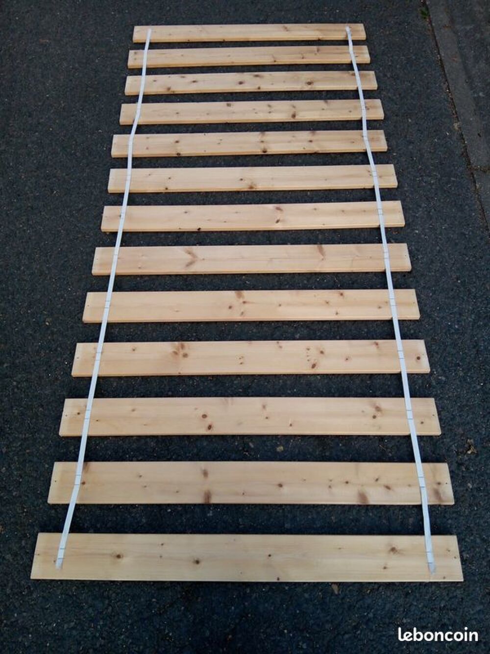 sommier lattes en bois 90 x 190 Meubles
