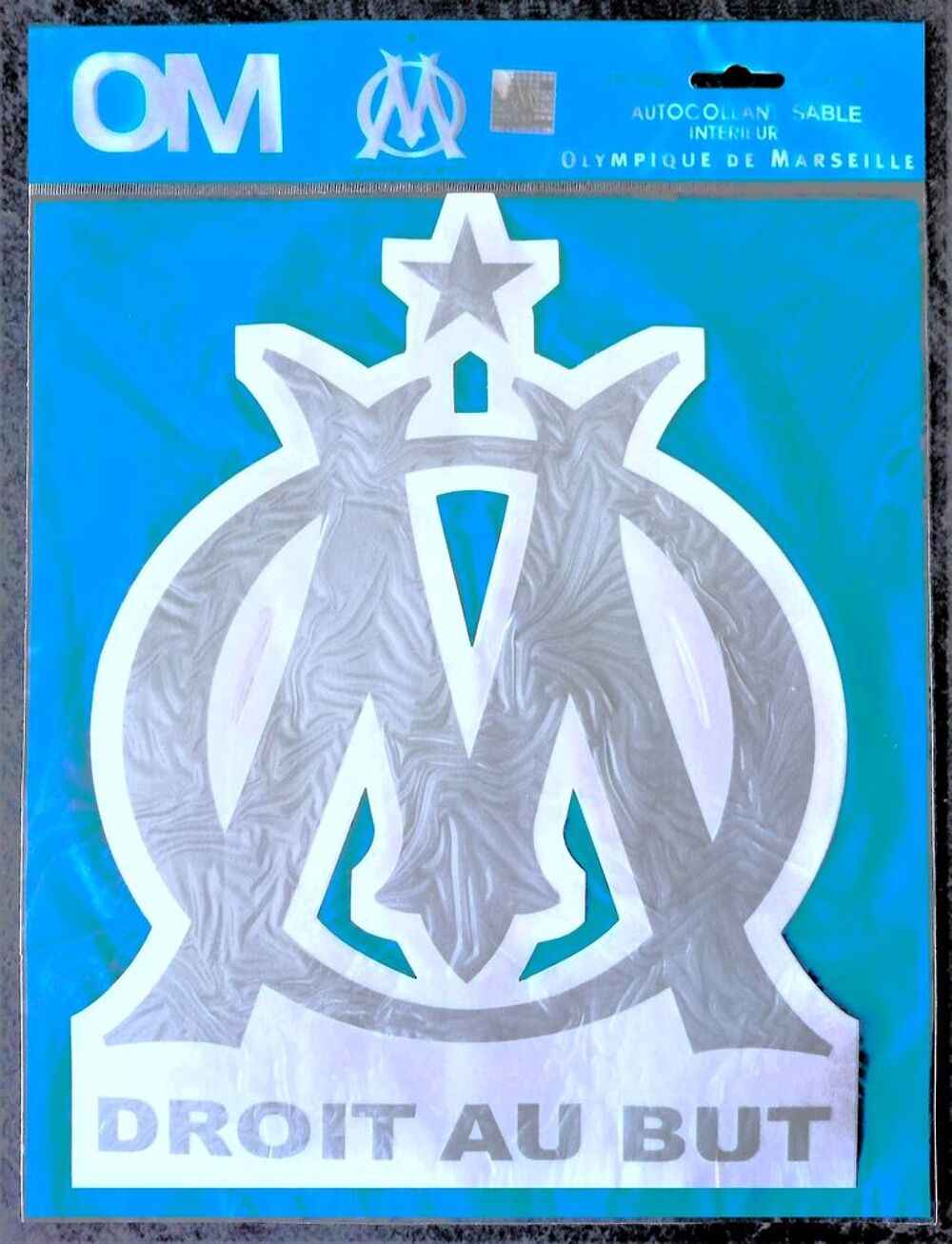 Autocollant de l'Olympique de Marseille neuf 