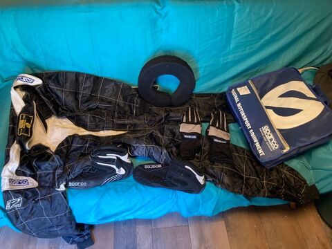 Ensemble combinaison gants chaussure minerve auto karting 190 Mzeray (72)