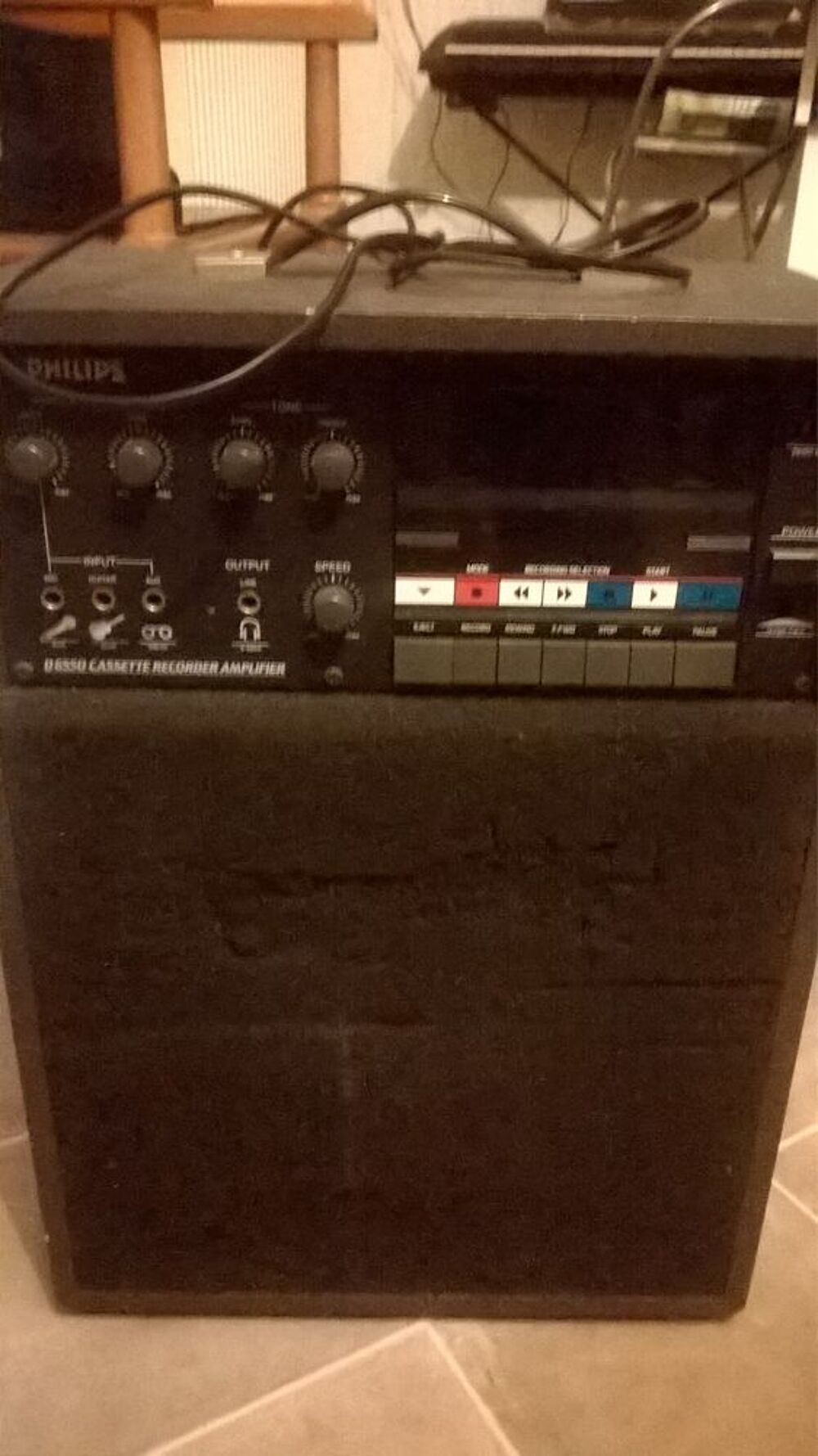 AMPLI micro &amp; guitare PHILIPS D 6550 Instruments de musique