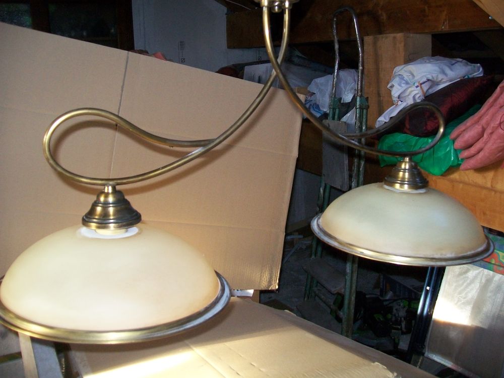 Lustre laiton massif Décoration