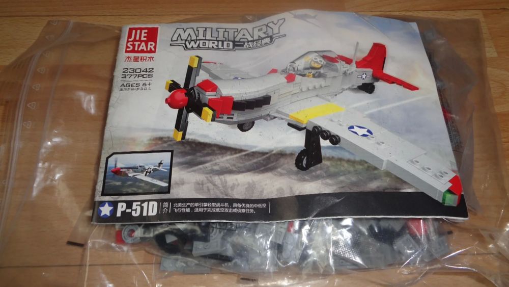 JIE STAR 23046 S&eacute;rie D'avions P-47 Fighter Jeux / jouets