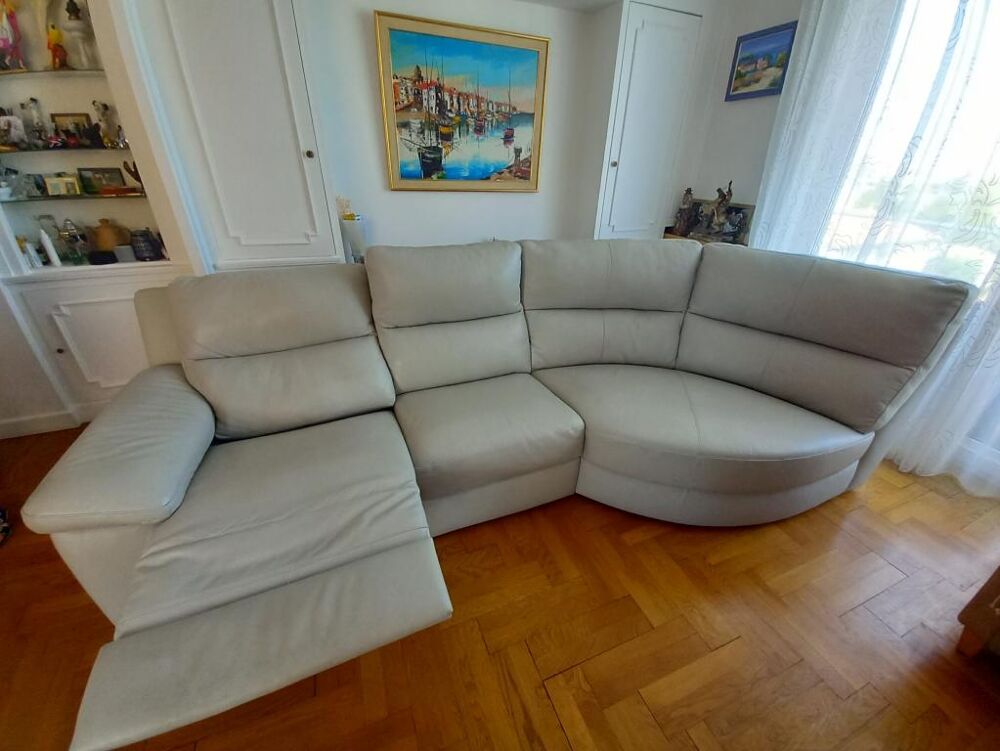 Canap&eacute; d'angle avec relaxe &eacute;lectrique Poltronesof&agrave; Meubles