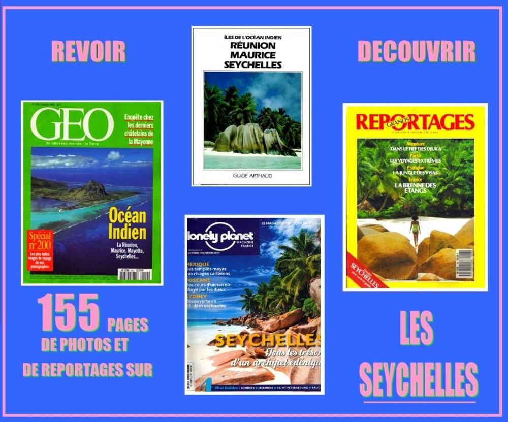 LES SEYCHELLES - revues - OC&Eacute;AN INDIEN / prixportcompris Livres et BD