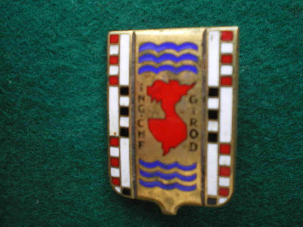 Insigne de Marine - B&acirc;timent hydrographe Ing&eacute;nieur Girod. 
