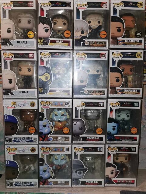Lot 2 Figurines Funko Pop (1Chase+1Normal) One Piece Marvel  1200 Clermont (60)