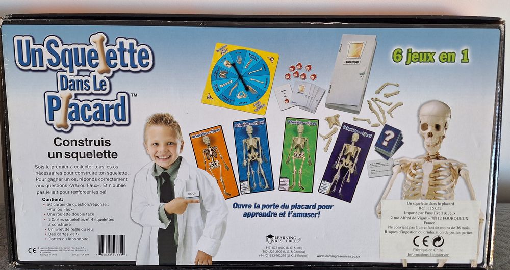 Jeux Un squlette dans le placard Jeux / jouets