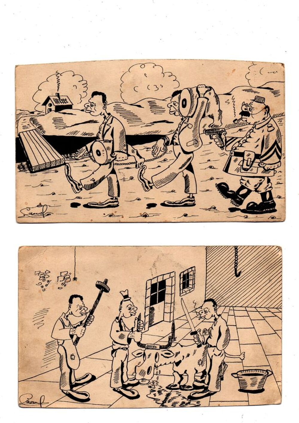Dessins de soldat 1940 