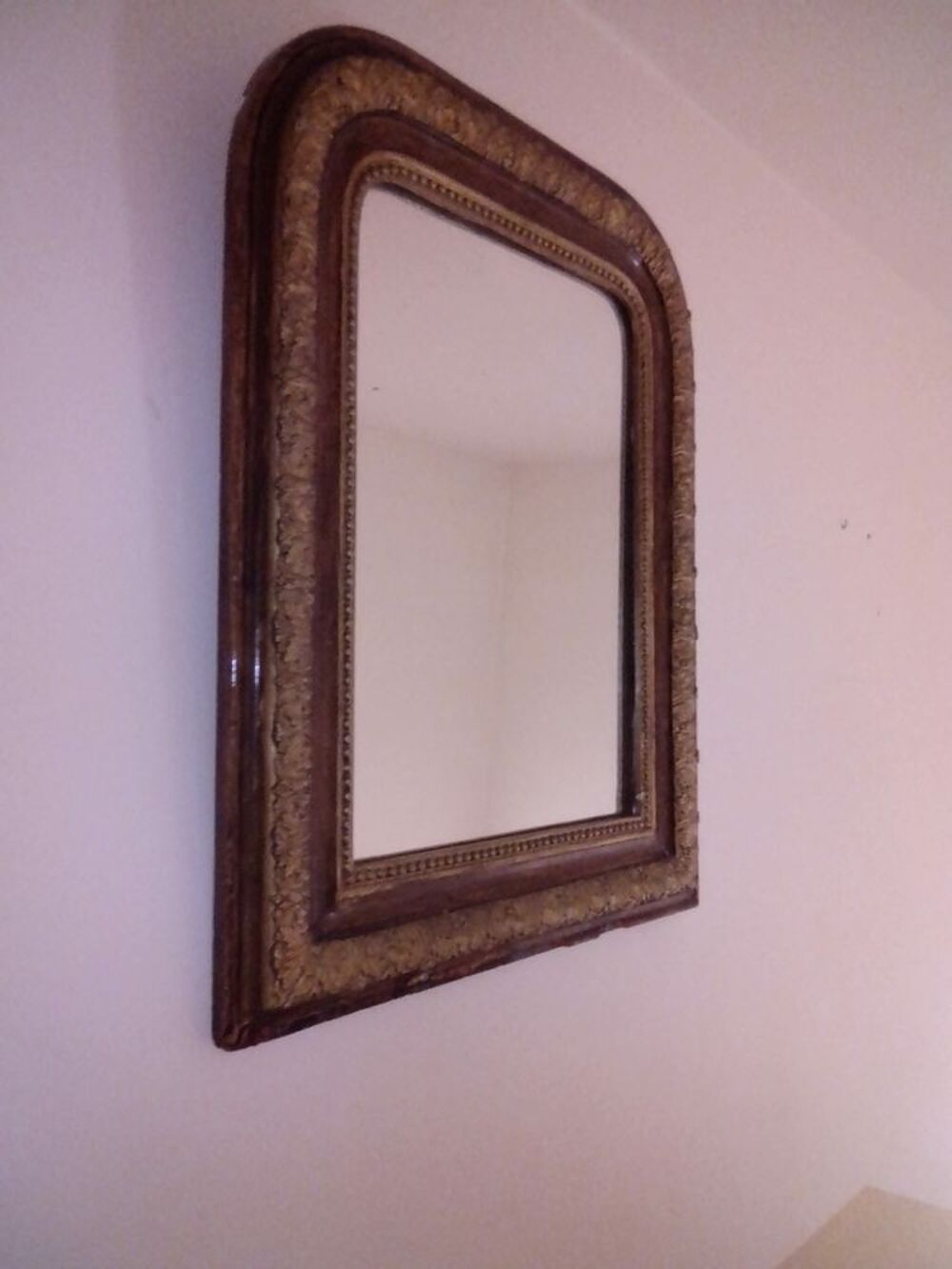 miroirs anciens cadres en bois en bois Décoration