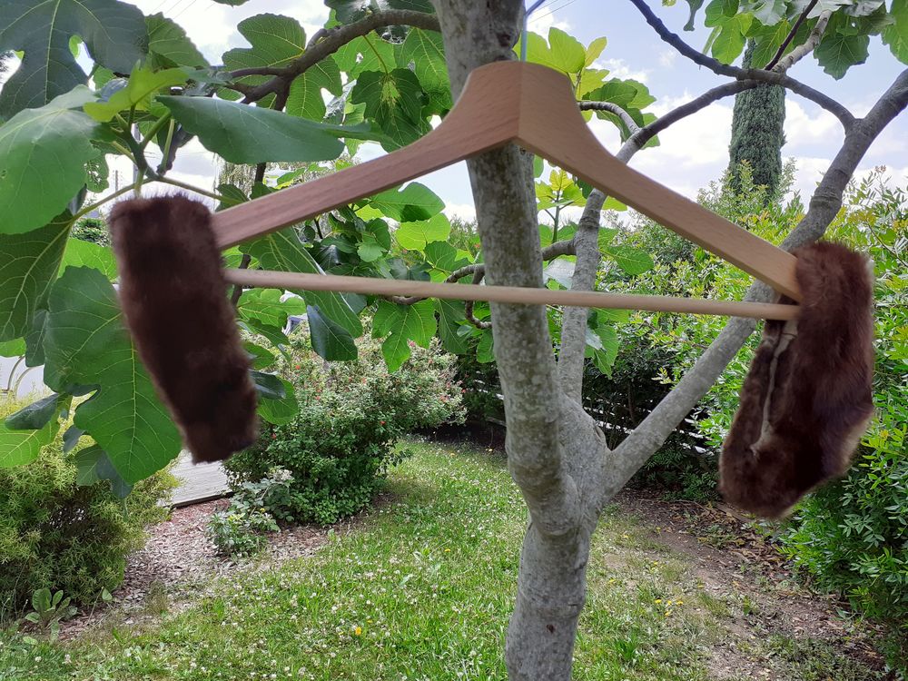  Encolure vison Vêtements