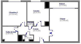  Appartement � vendre 2 pi�ces 49 m�