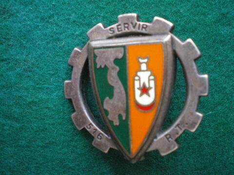 Insigne du Train - 516° Régiment du Train. 6 Caen (14)
