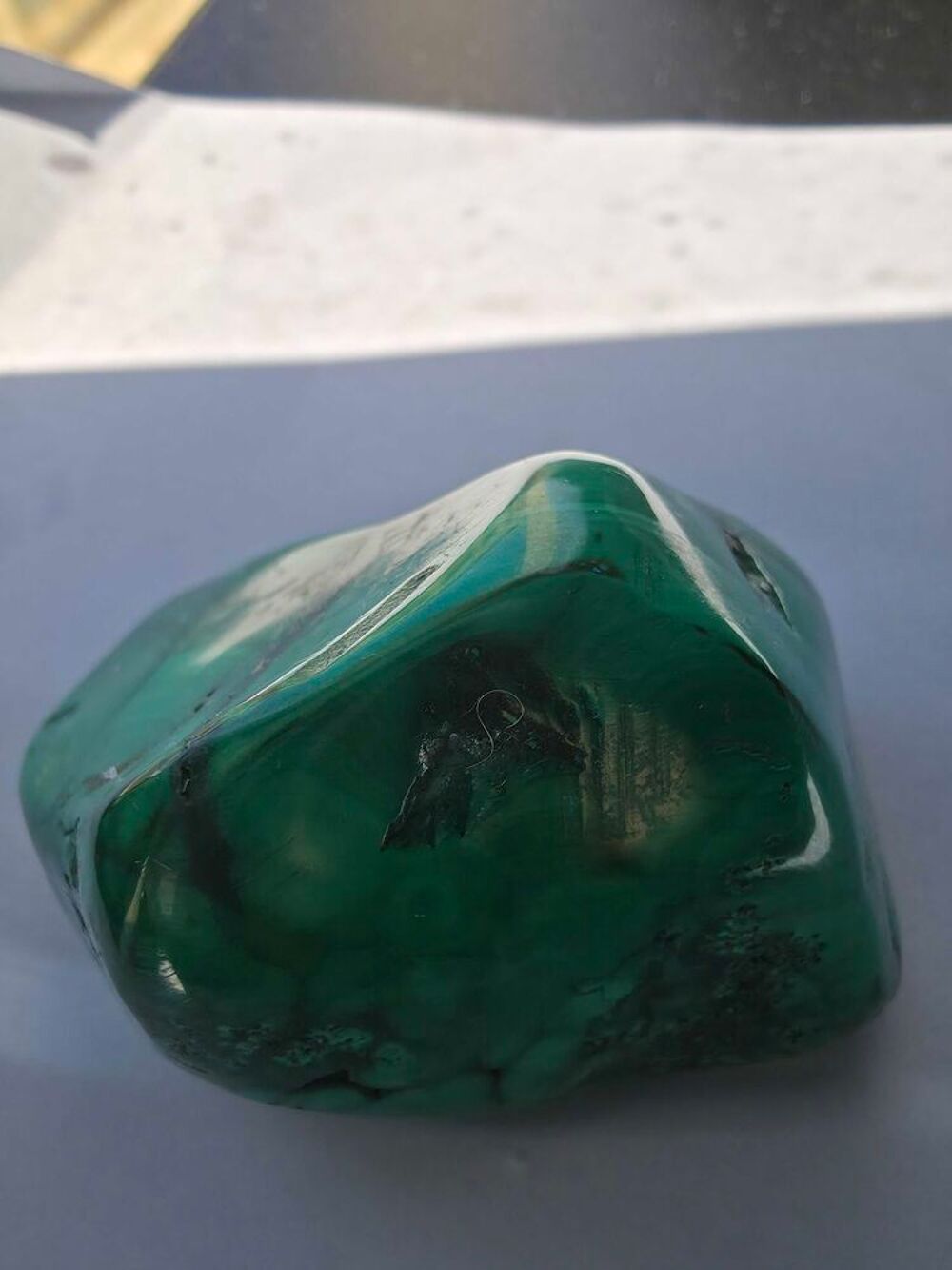 Magnifique Malachite Polie du (RDC)-115g 