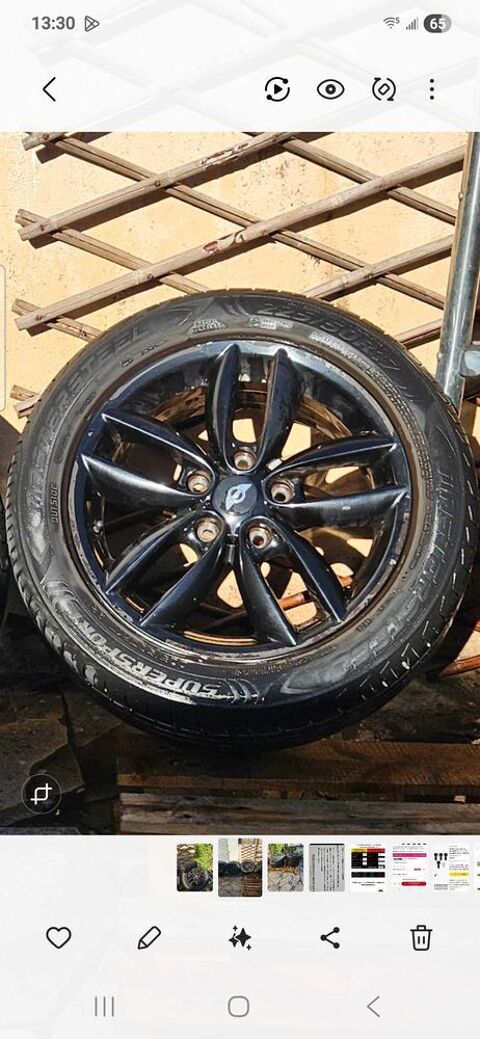 Pièces et équipements Voiture Pneu voiture - roue  occasion Marseille 13009