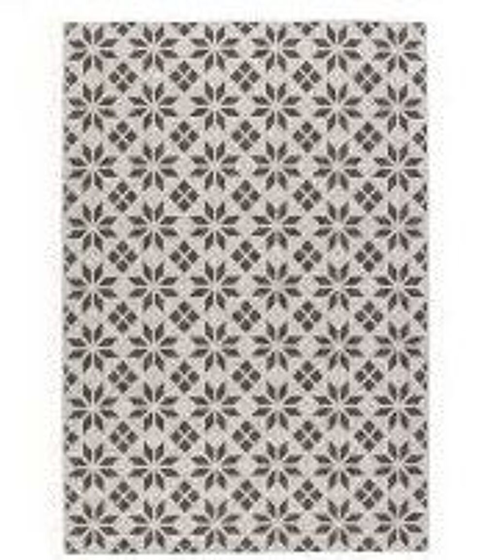 Tapis tiss&eacute; imprim&eacute; carreaux de ciment 200 x 290 cm Décoration