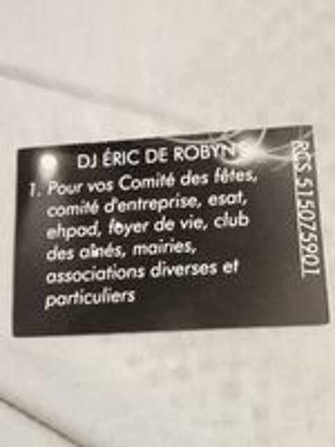   DJ Éric de robyn's animations sonorisation  