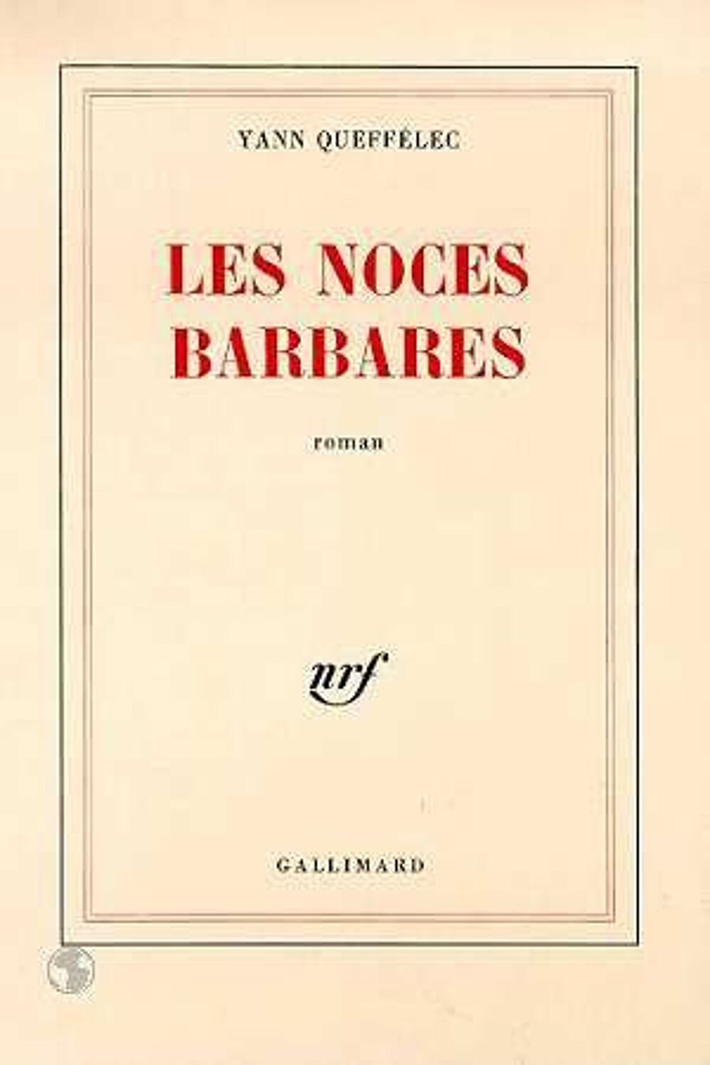 Les noces barbares Livres et BD
