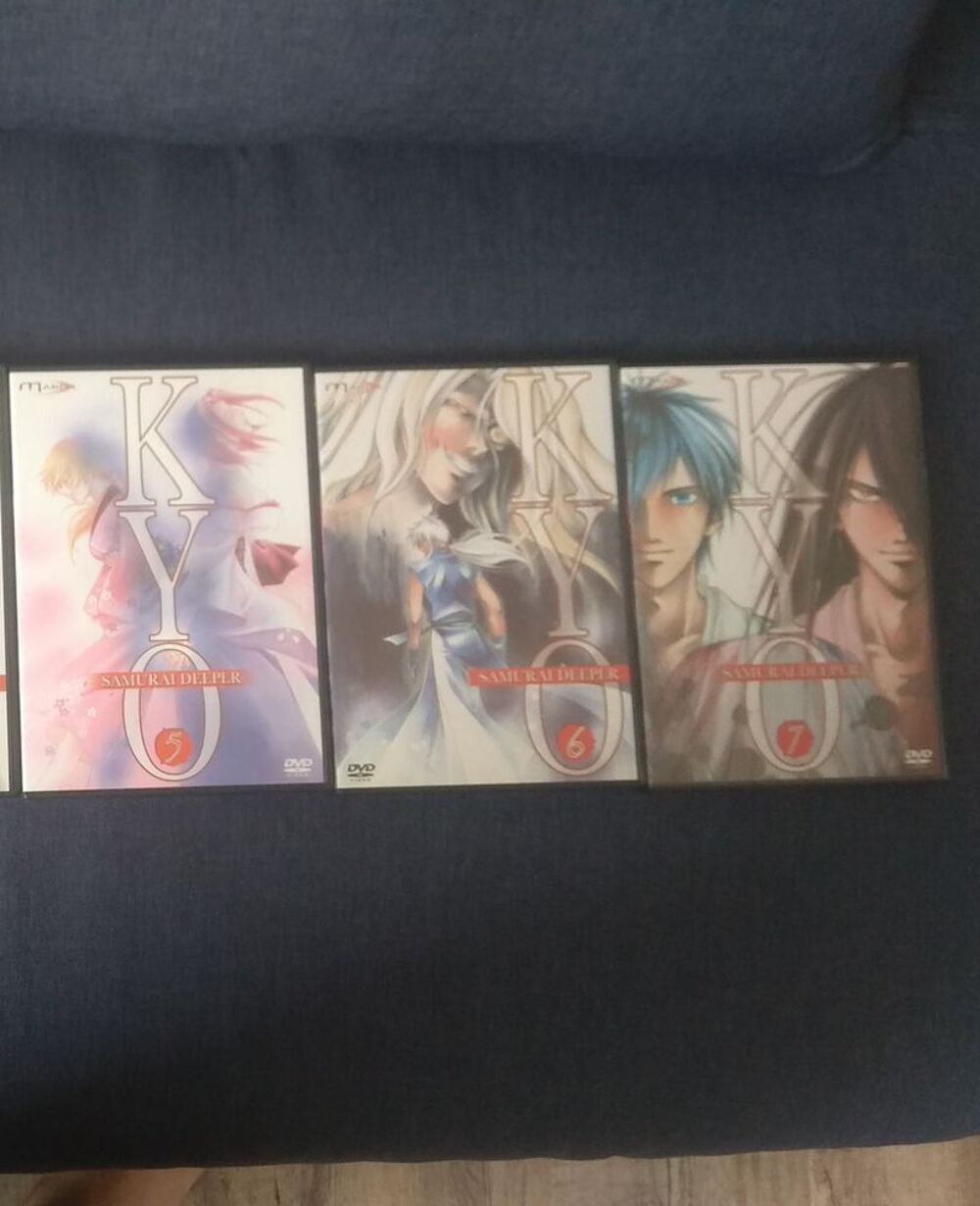 6 DVD Manga s&eacute;rie Kyo Samurai Deeper DVD et blu-ray