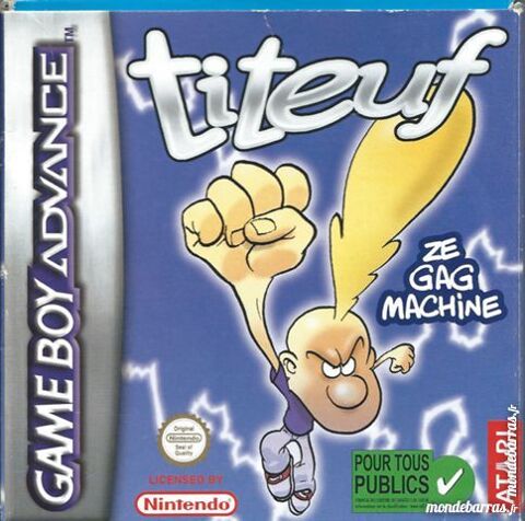 Jeu Nintendo DS/GBA  Titeuf, Ze Gag Machine  (26) 5 Tours (37)