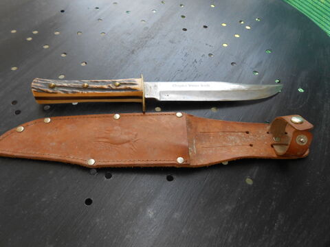 COUTEAU DE CHASSE MANCHE BOIS DE CERF 30 Villeneuve-sur-Lot (47)