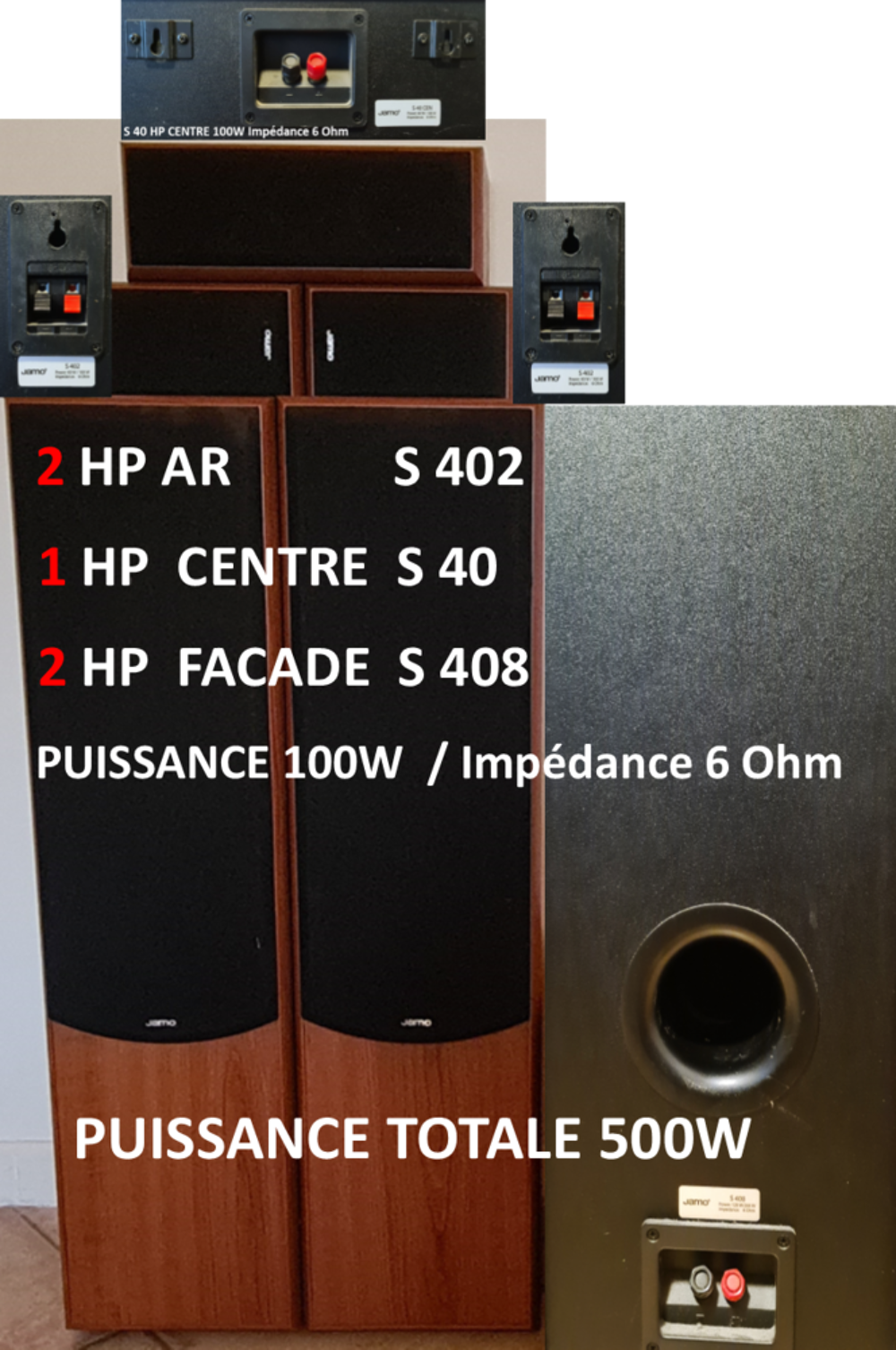 HOME CIN&Eacute;MA DENON-JAMO- YAMAHA Audio et hifi