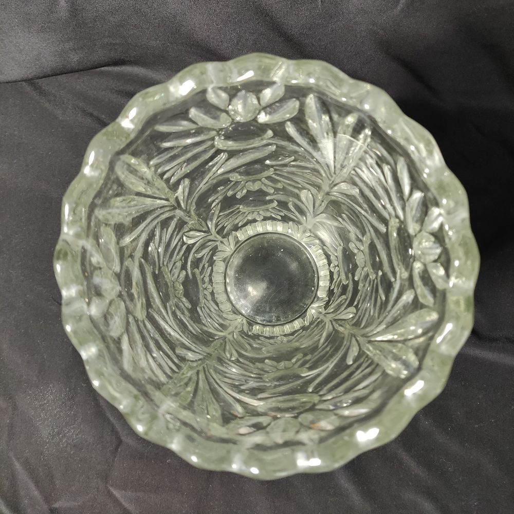 Grand vase en cristal vintage Décoration