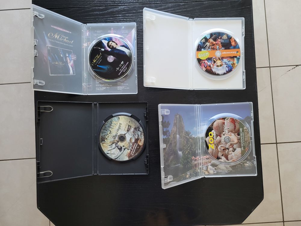 Lot de 4 DVD - Concert, documentaires et d&eacute;couverte DVD et blu-ray