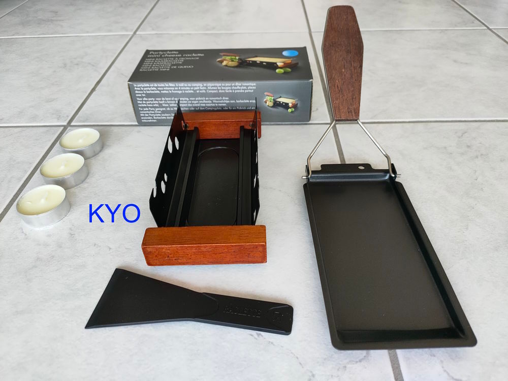 Mini appareil raclette transportable mobile petit, bougie Electroménager