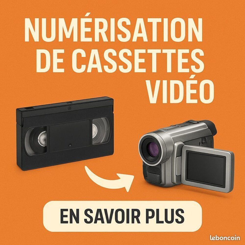  Numérisation cassettes Hi8 & Mini DV 