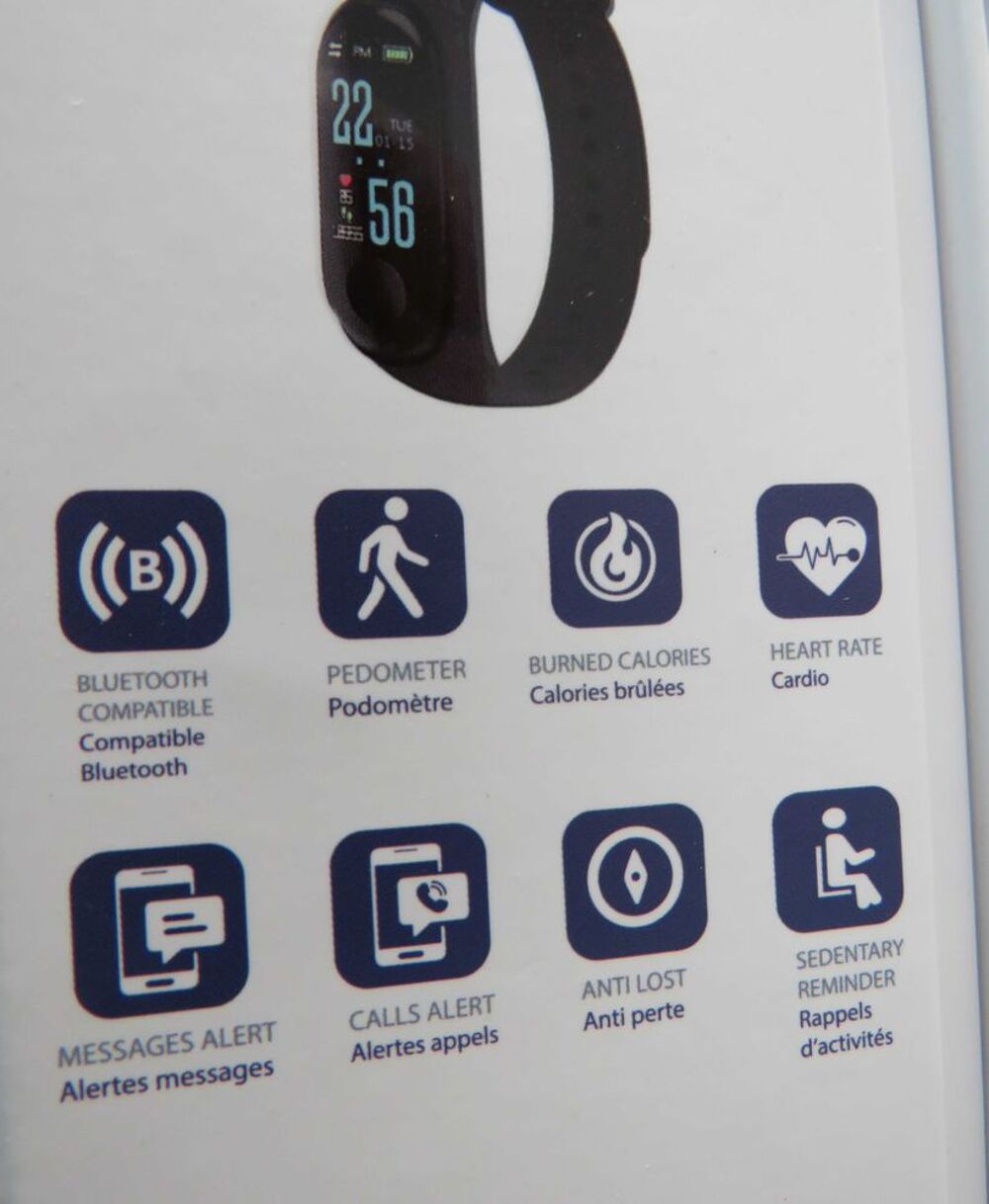 Montre connectée sb7+ discount application