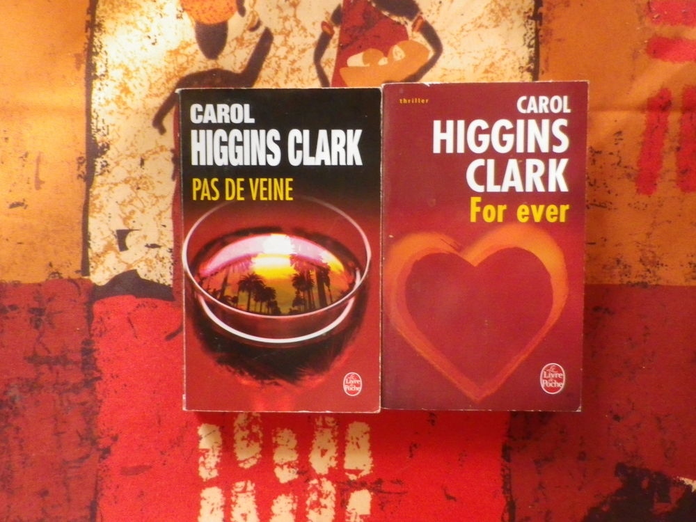 LOT DE 2 THRILLERS DE CAROL HIGGINS CLARK (ou &agrave; l'unit&eacute;) Livres et BD