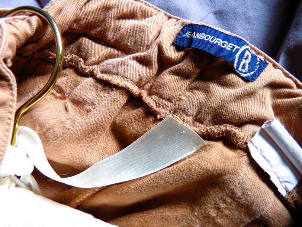 Jupe short fille ceinture Jean Bourget 6 ans beige TBE Vêtements enfants
