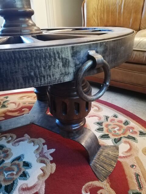 table en fer forg avec tapis 50 Raizeux (78)