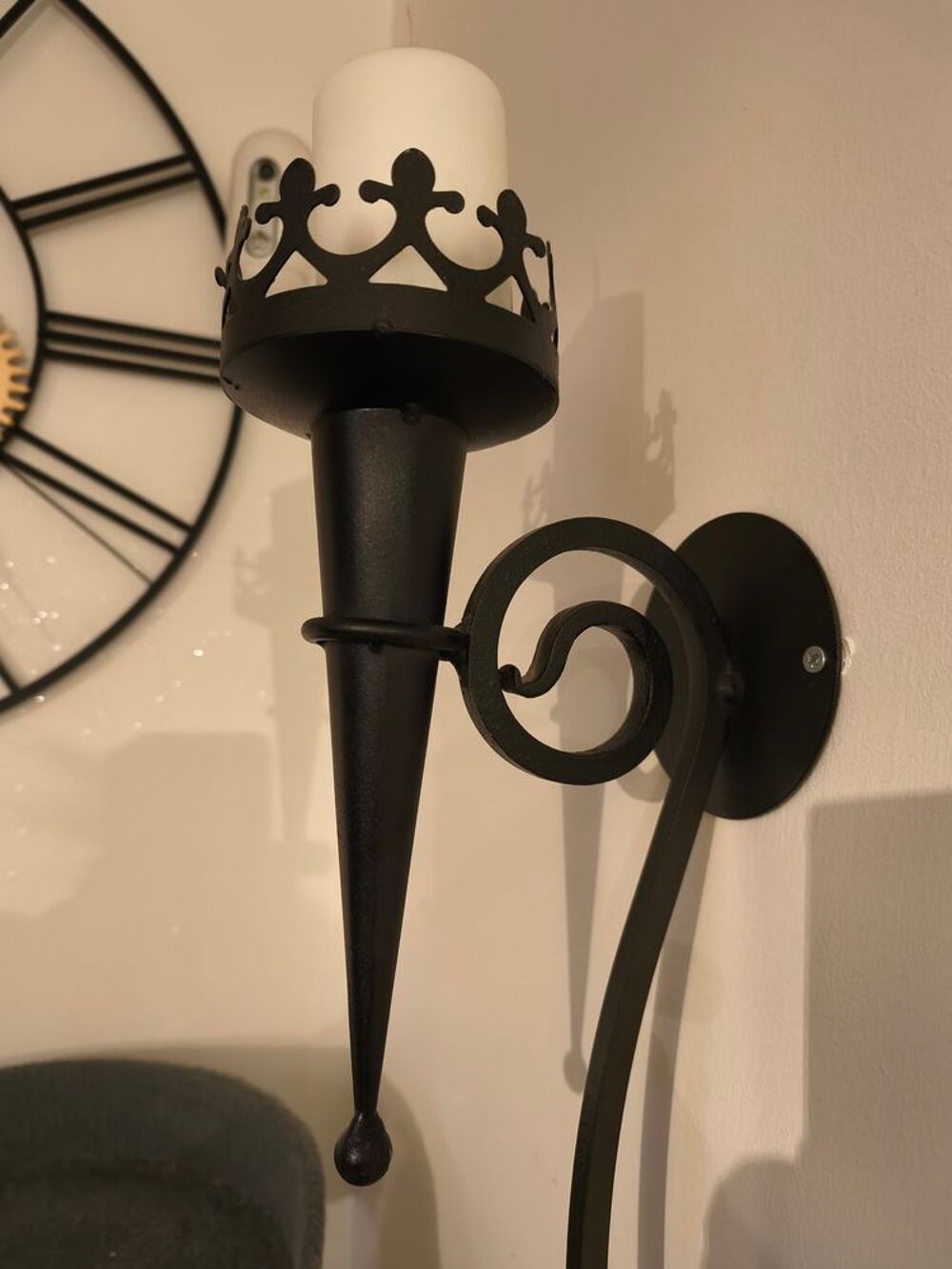  applique par lot de 5 en fer forg&eacute; Meubles