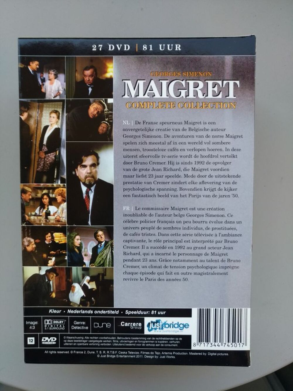 MAIGRET compl&egrave;te collection DVD et blu-ray