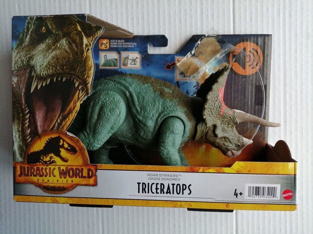 Jurassic World Dinosaure articul&eacute; tric&eacute;ratops avec son
Jeux / jouets