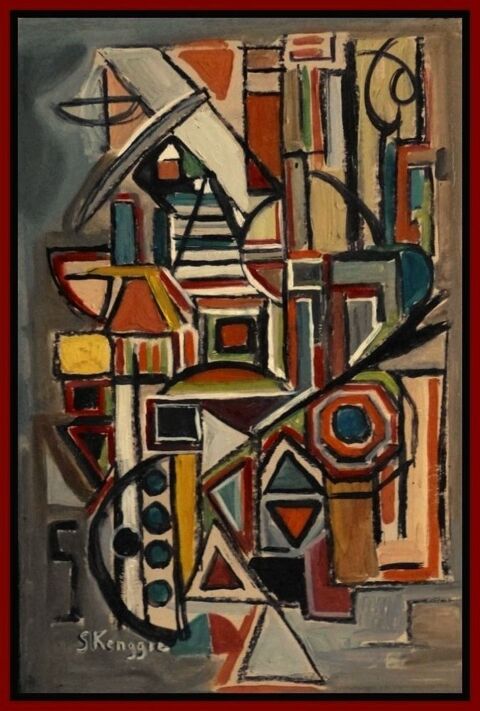 SKENGGIE COMPOSITION ABSTRAITE LOT  DE 2 175 Raismes (59)