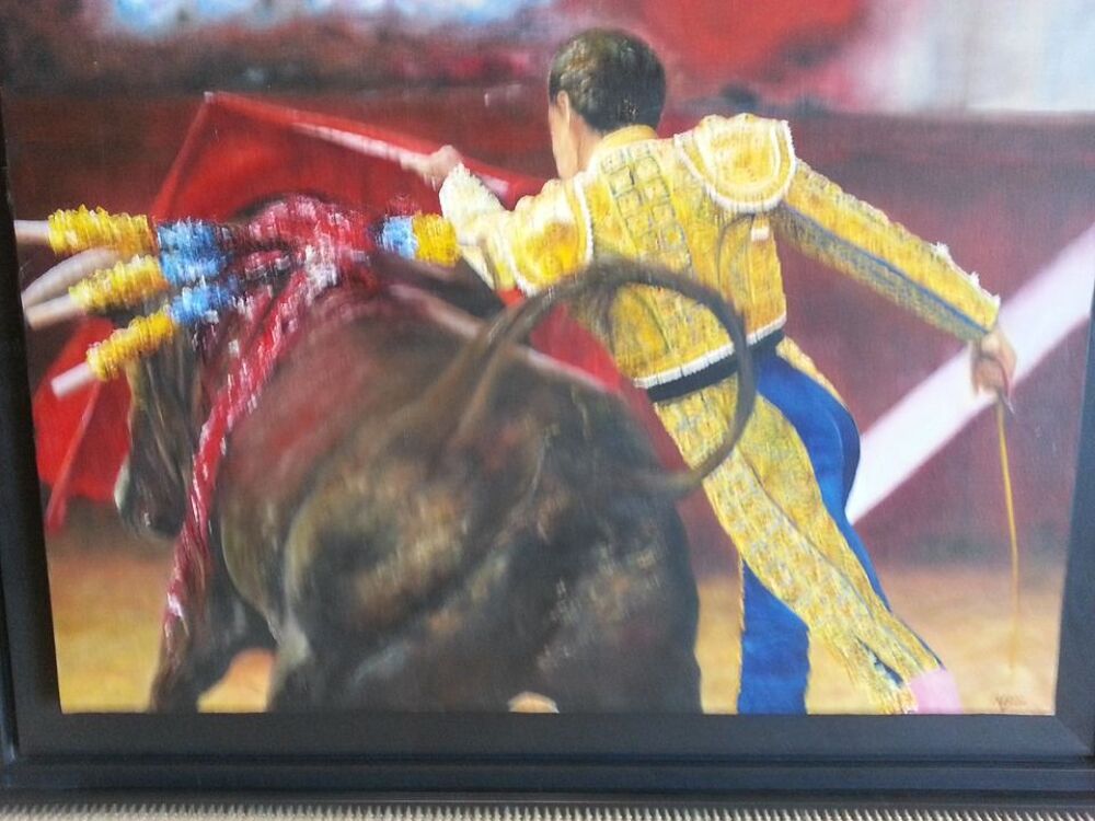 Magnifique tableau de Corrida. Décoration