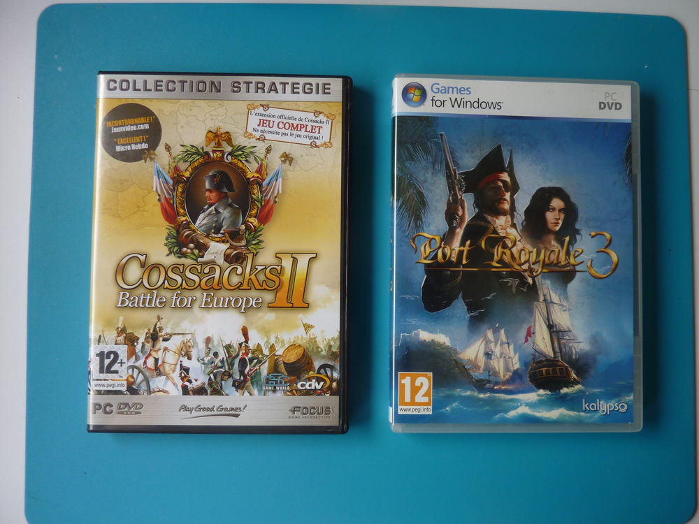 3 jeux vid&eacute;o DVD : Cossacks 2, Port Royale 3, Fourmiz Consoles et jeux vidos