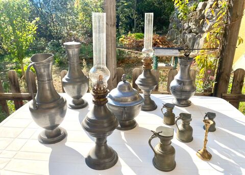 Lot d'articles en �tain 45 Oraison (04)