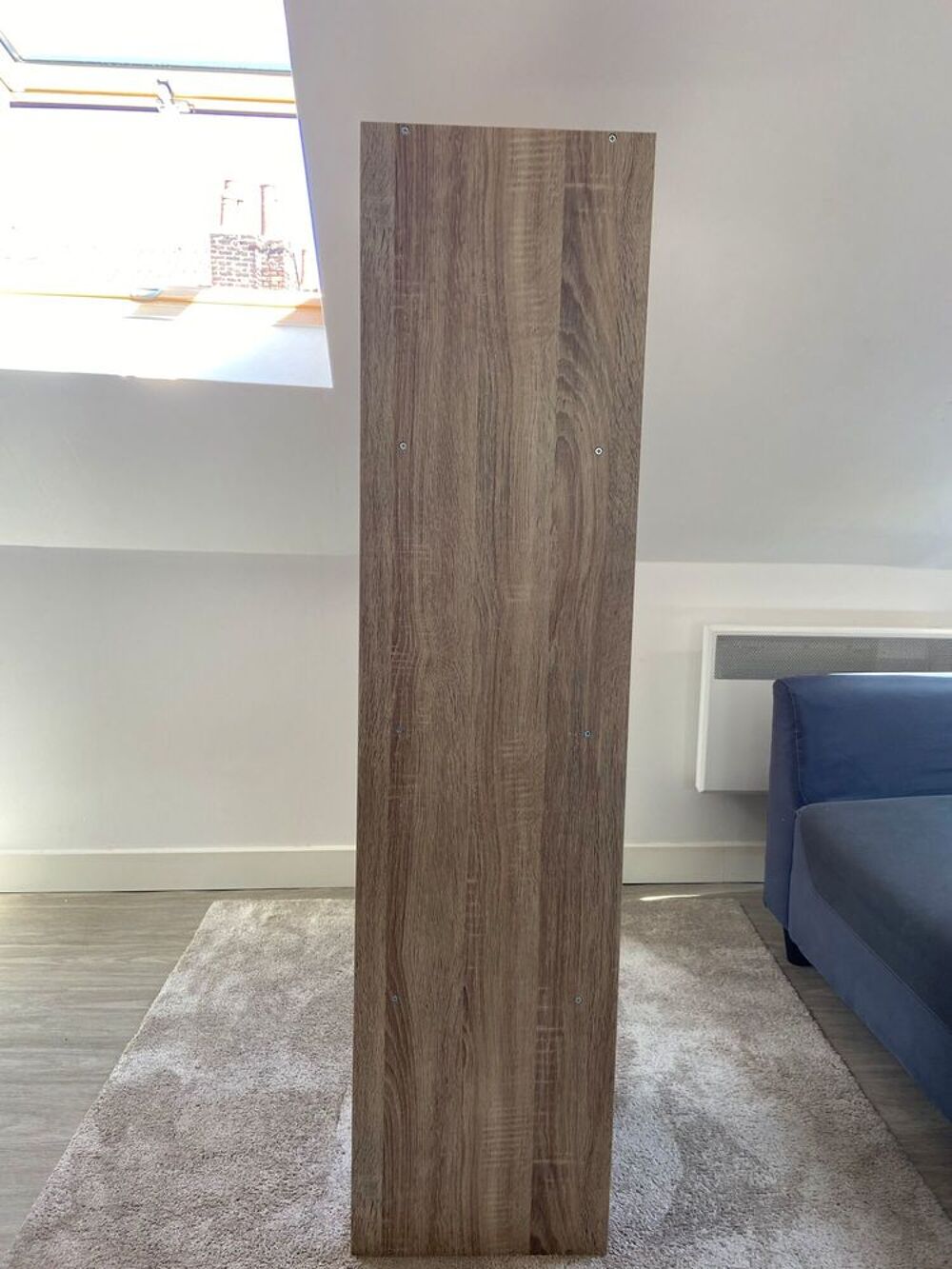 &Eacute;tag&egrave;re verticale 4 cases effet bois ? Tr&egrave;s bon &eacute;tat Meubles