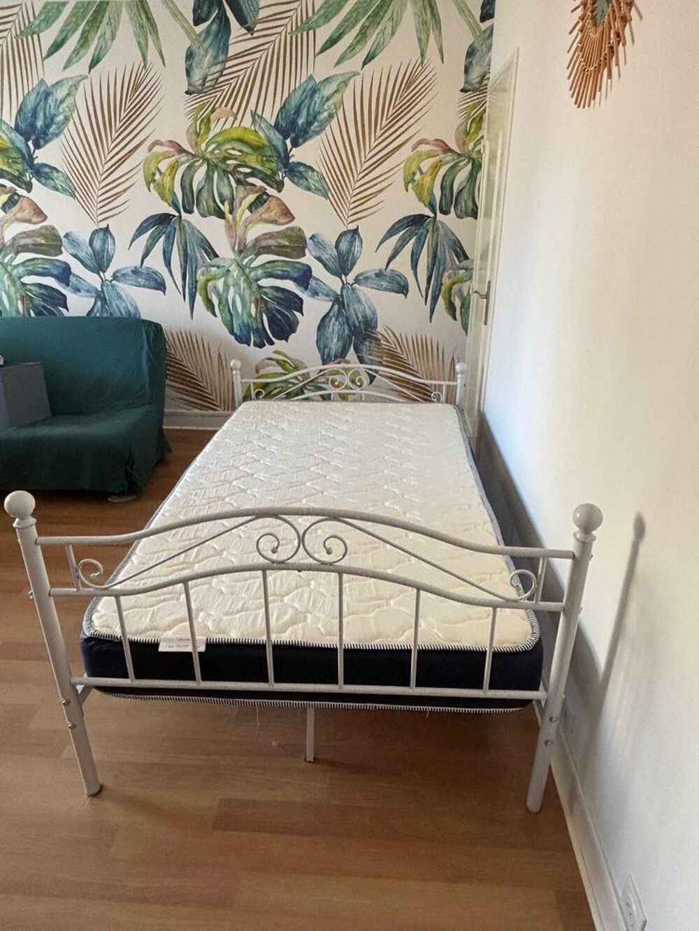Lit 120x200 + matelas comme neuf - 250€ Meubles