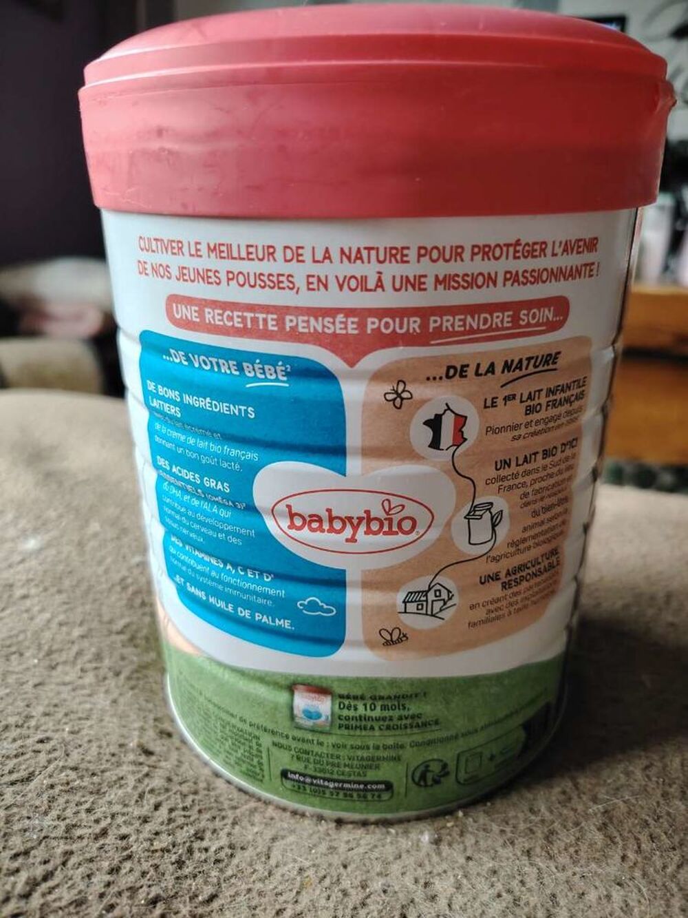 Bo&icirc;te de lait b&eacute;b&eacute; Puériculture