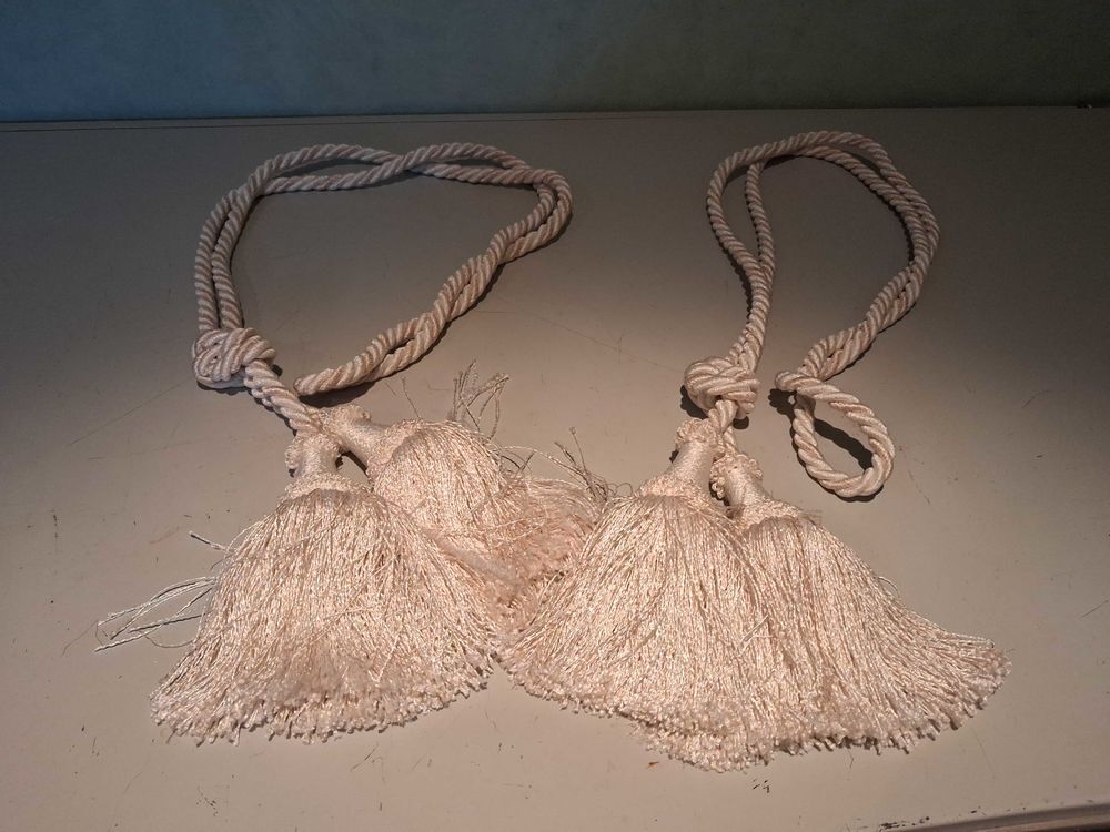 2 embrases satin Décoration