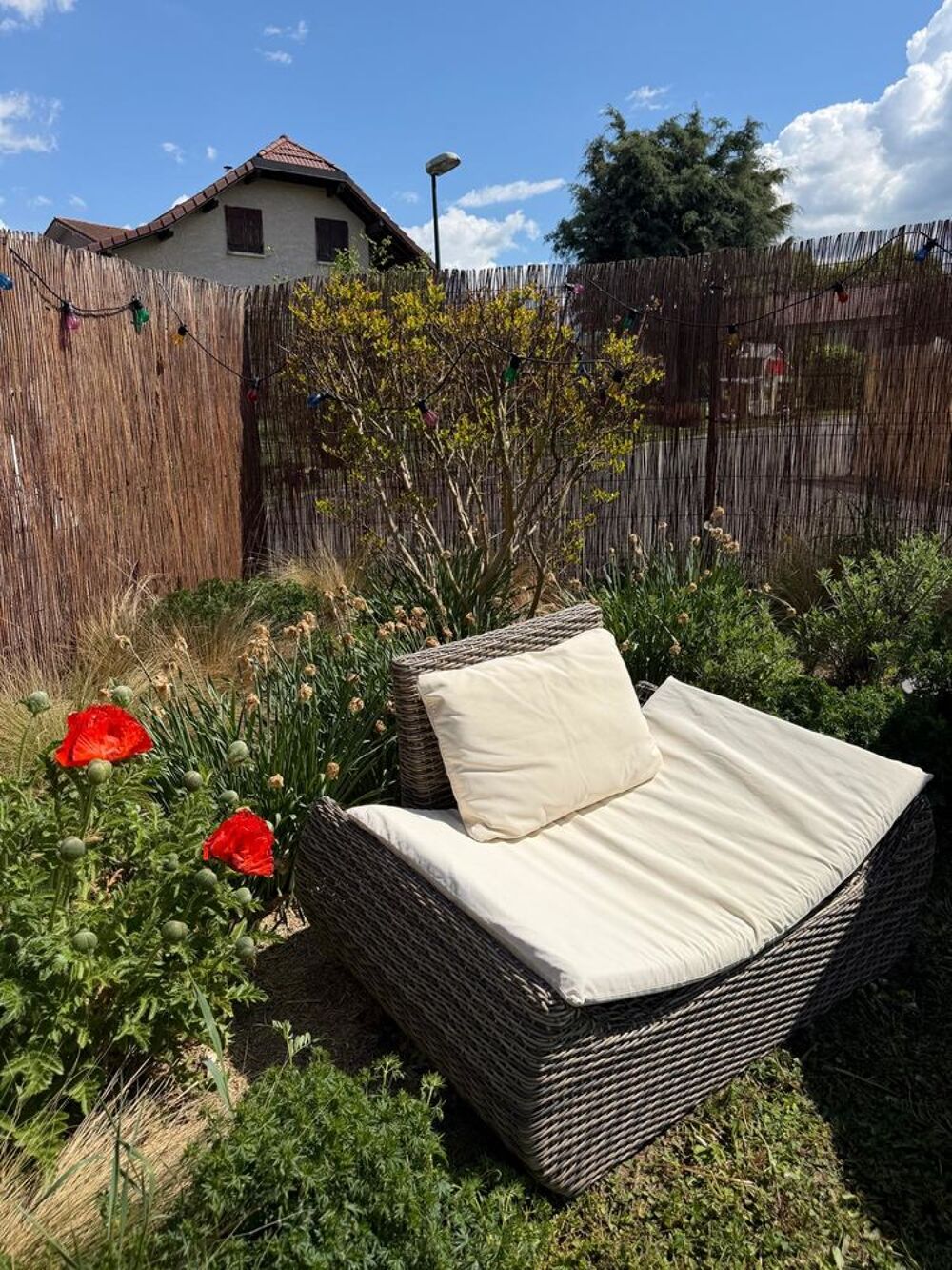 Fauteuil en r&eacute;sine tress&eacute;e Meubles