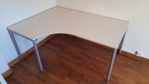 Table de bureau d'angle blanche (gauche) (160 x 120 x 72) 120 Belgique