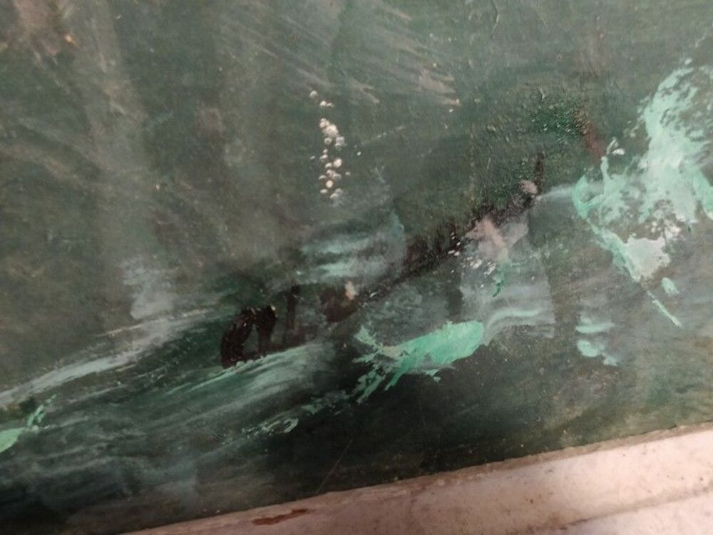 Tableau Bateau Voilier dans la Tourmente 
