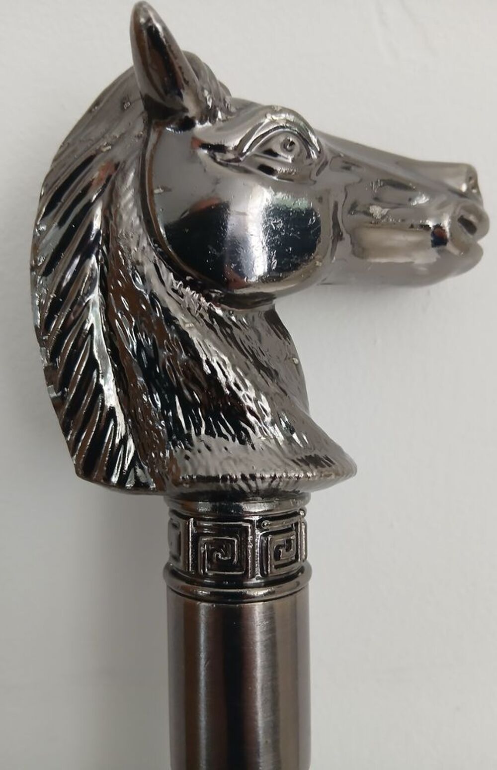 Canne de luxe "t&ecirc;te de cheval " Décoration