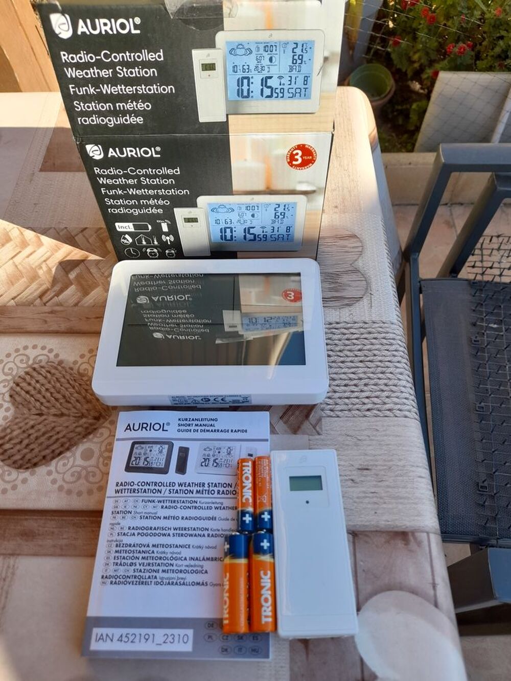 Station M&eacute;t&eacute;o Radioguid&eacute;e SANS FIL AURIOL Audio et hifi