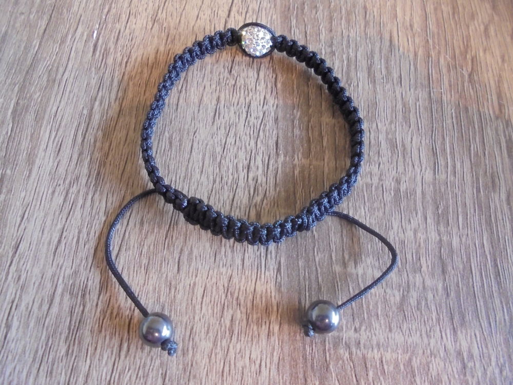 Bracelet perle strass (28b) Bijoux et montres